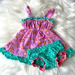 Matilda Jane Such A Circus Dress w/ Diaper Cover